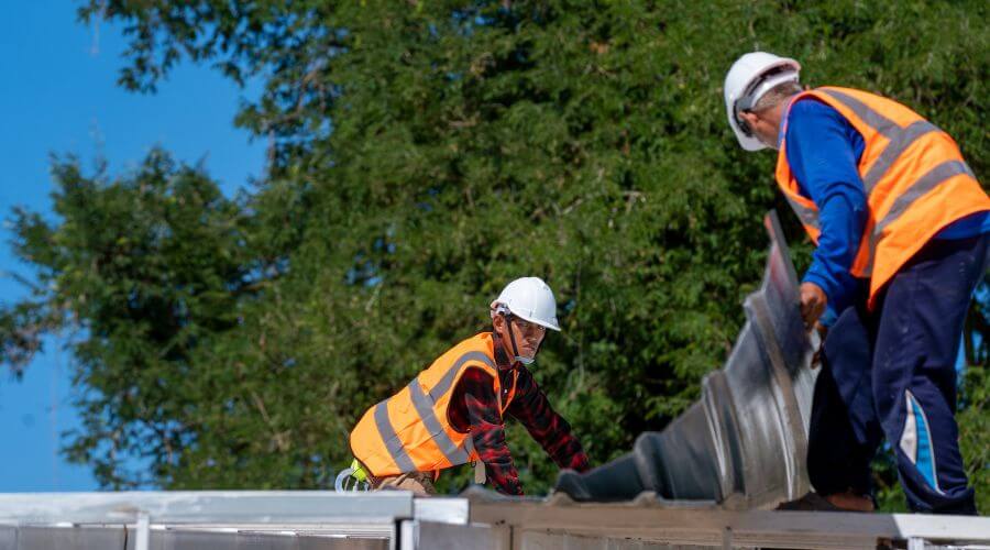 Professional metal roof installation in Fisher, MN